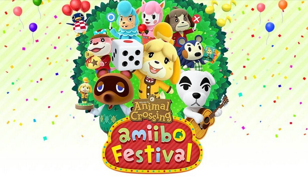 Animal Crossing Amiibo Festival Wii U Logo Artwork