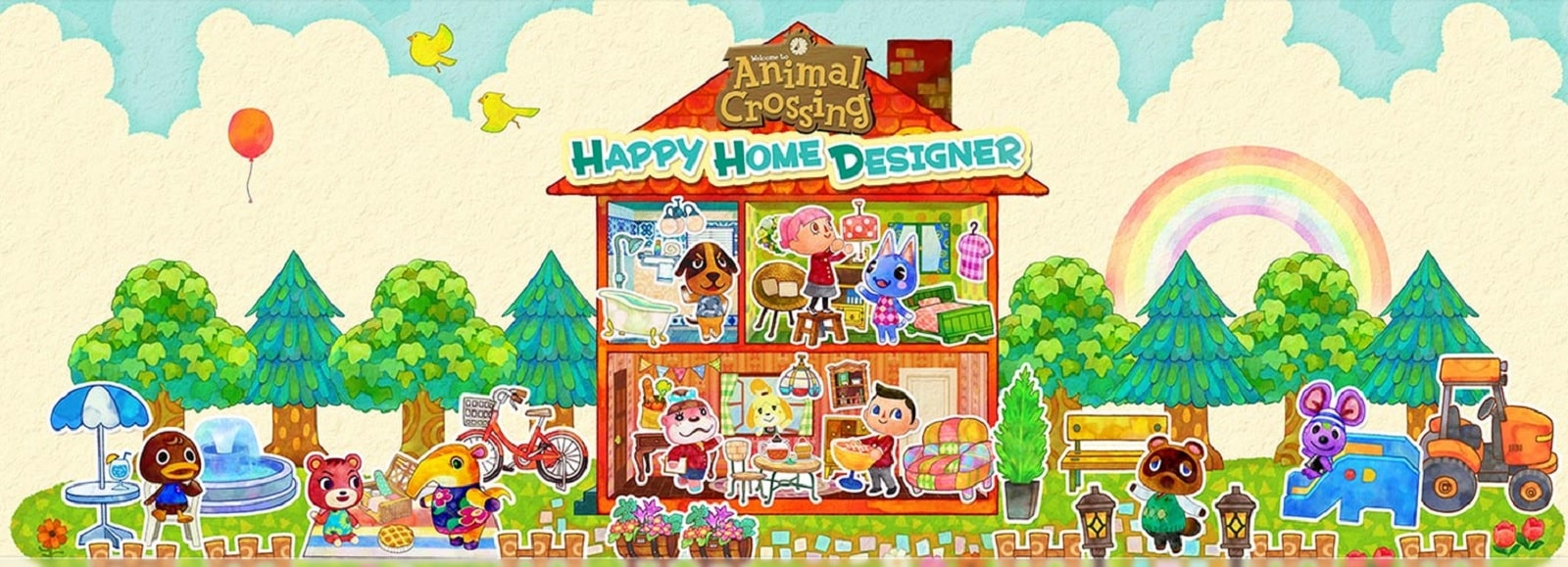 Animal Crossing Happy Home Designer 3DS Artwork Official Nintendo