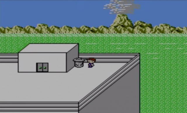 EarthBound Beginnings Wii U Virtual Console Gameplay Screenshot Lloyd In Trashcan
