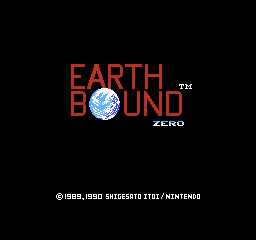 EarthBound Zero GIF Animation Title Screenshot