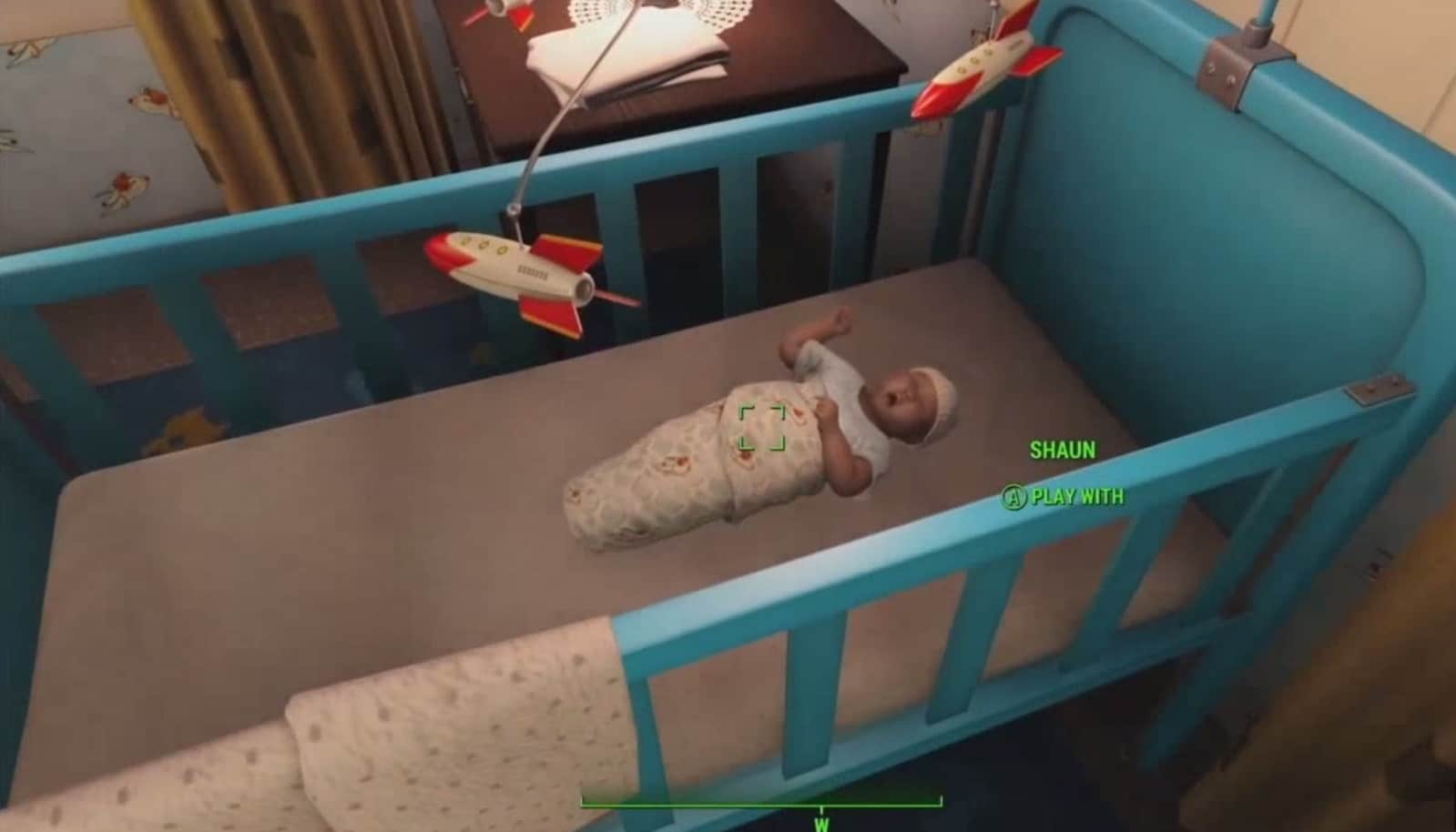 Fallout 4 Baby In Crib Xbox One PS4 PC Gameplay Screenshot