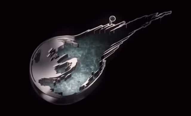 FFVII Remake PS4 Shiny Meteor Logo Artwork