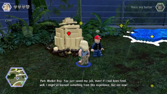 lego jurassic world 6x red brick location