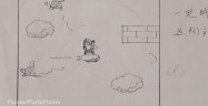 Making of Super Mario Bros Lakitu Cloud Ride Miyamoto Early Designs 1984 Art Official