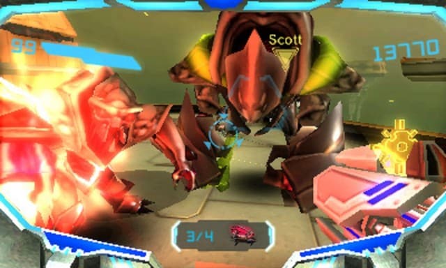 Metroid Prime Federation Force Gameplay Screenshot 3DS Large Bug