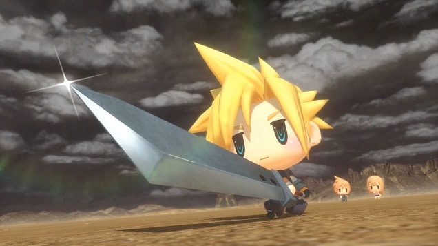 World of Final Fantasy Cloud Buster Sword Gameplay Screenshot