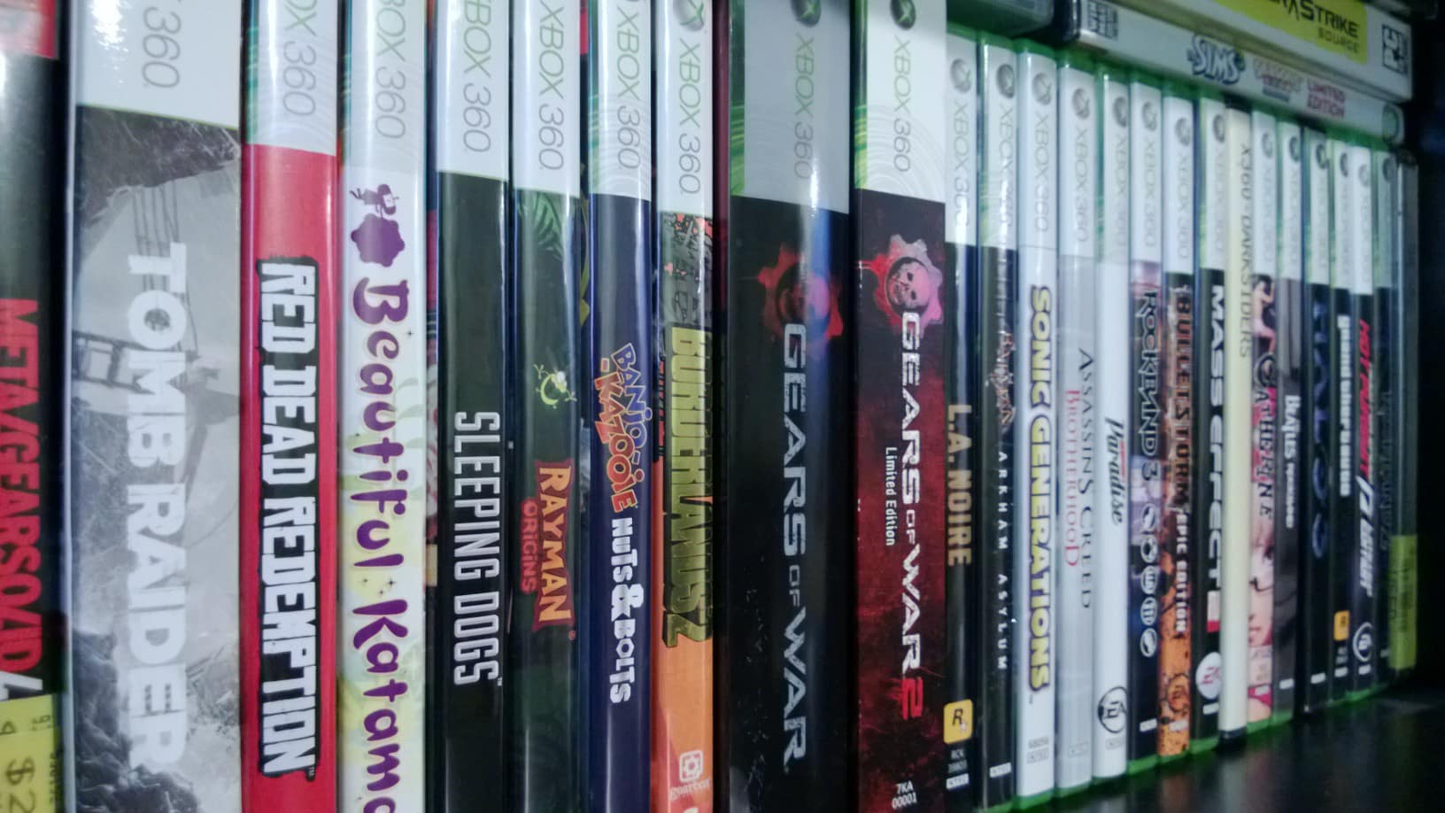 Xbox 360 Collection Game Boxes
