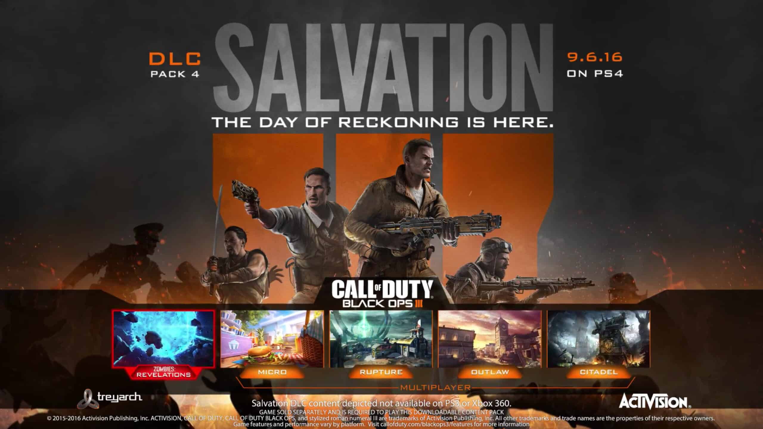 Call of Duty: Black Ops 3 DLC Pack 4 Salvation