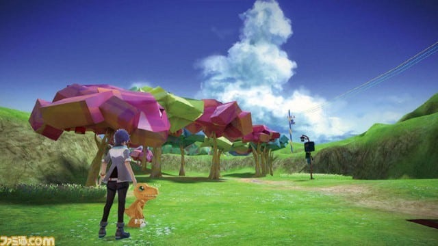 Digimon World Next Order Grassy Field Gameplay Screenshot PSVita