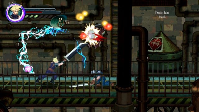 Final Fantasy VII Reimagined Cloud Sword Strike Gameplay Screenshot PC