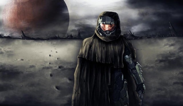 Halo Master Chief Fanart Lonely Road