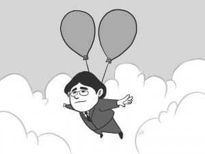 RIP Iwata Balloon Fight In Heaven Tribute Ballooning Away By Alejandro Argandona