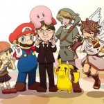 1217Karen's RIP Iwata Fanart Tribute With Ness Pit Mario Kirby Pikachu Link