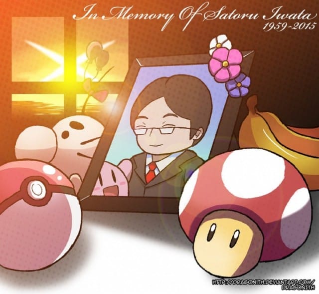 RIP Iwata Tribute Fanart Leave Luck to Heaven by Dragonith