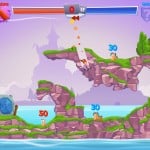 Worms 4 Little Girl Gameplay Screenshot iPhone iPod Touch iPad iOS