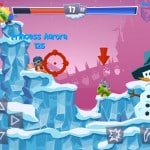 Worms 4 Ice level Gameplay Screenshot iPhone iPod Touch iPad iOS
