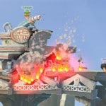 Worms WMD Gameplay Screenshot Gas Station Xbox One PC