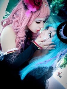 Miku Luka Lesbian Cosplay Lovers Starring Yotsuba Sama and Artisnondisputandum by Kaorumazaki