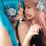 Miku Luka Lesbian Cosplay Magnetic Starring Raelchan89 and Xrika89x by Larsvandrake