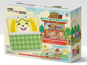 3DS System Bundle Animal Crossing Happy Home Designer Cover Artwork USA