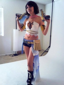 Amie Lynn Yuna Cosplay Final Fantasy X2 Sexy With Guns