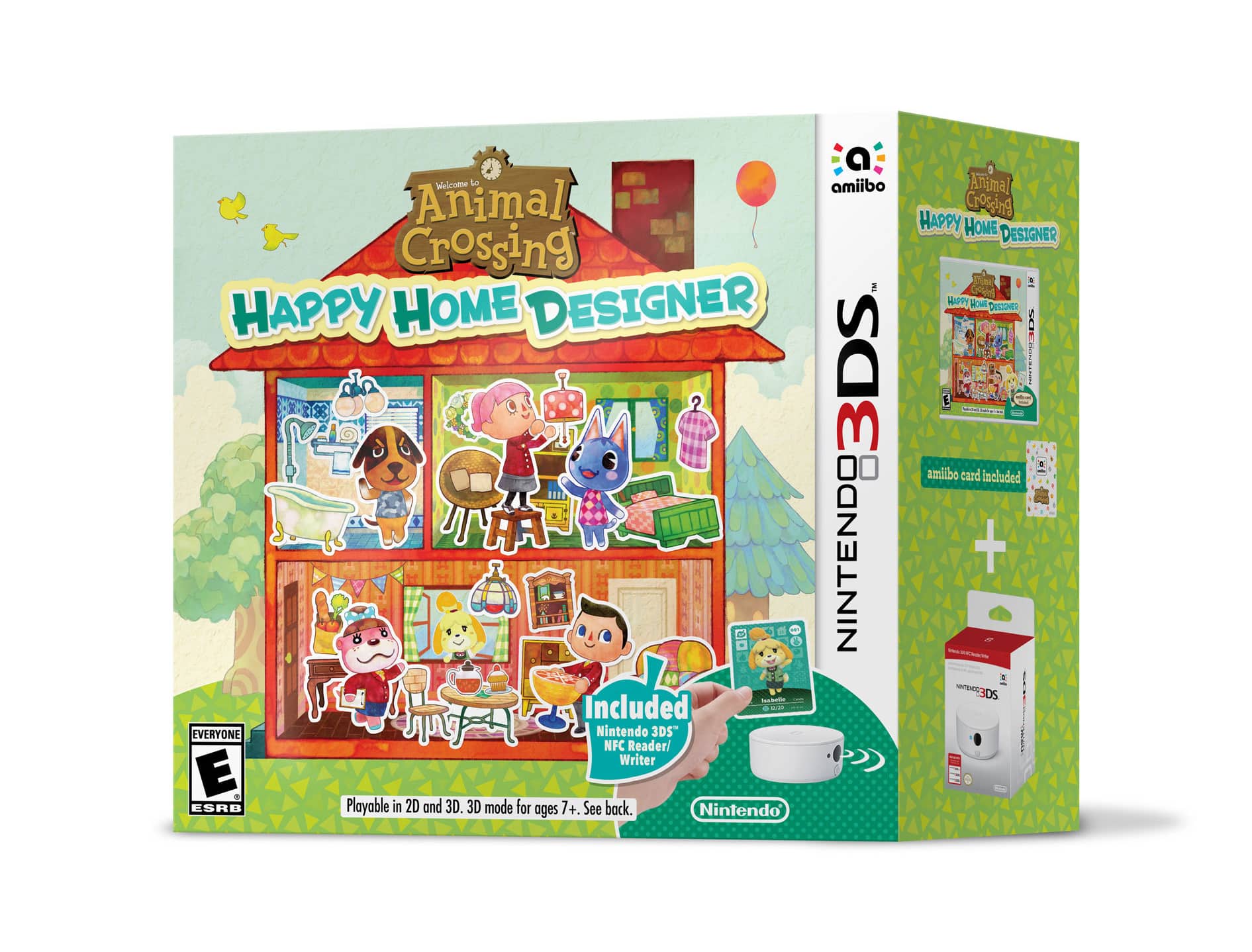 new 3ds animal crossing happy home designer bundle sd card size