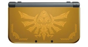 Gold 3DS XL System Zelda Triforce Heroes Hylian Edition