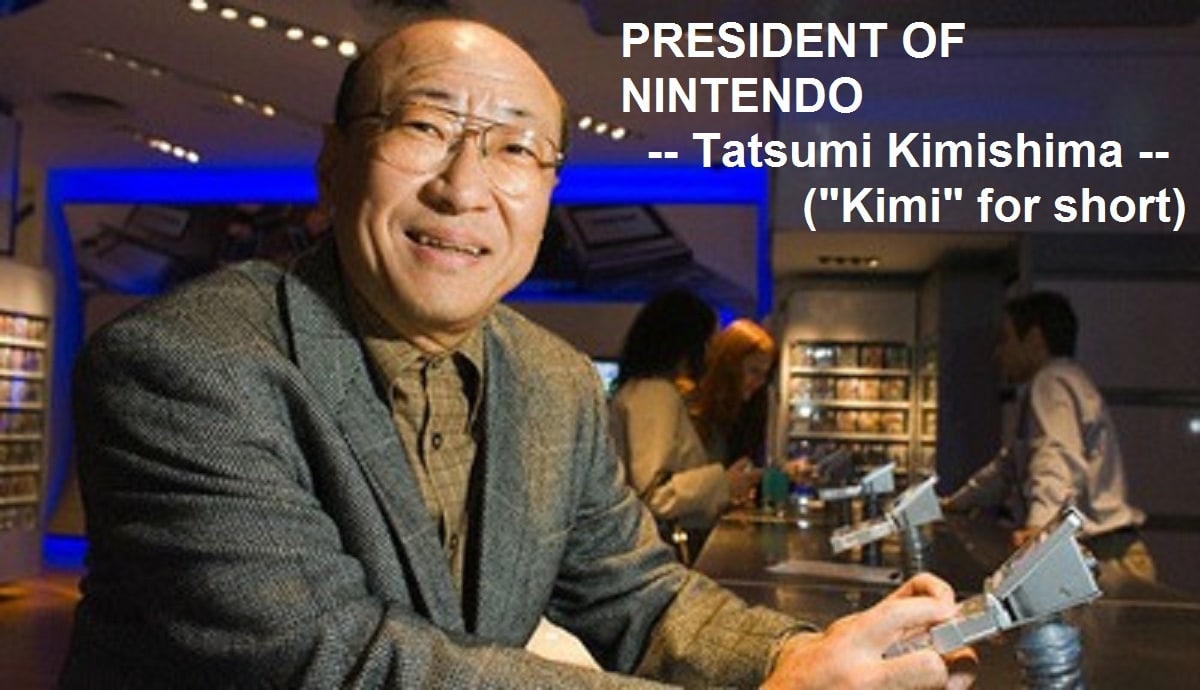 Kimi Nintendo President Plays Nintendo DS