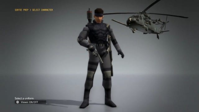 Metal Gear Solid 5: The Phantom Pain Solid Snake Suit from Metal Gear Solid 1