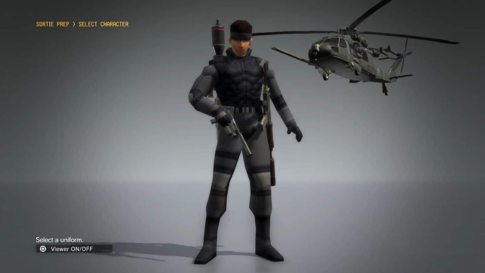 Solid Snake Suit from Metal Gear Solid 1.