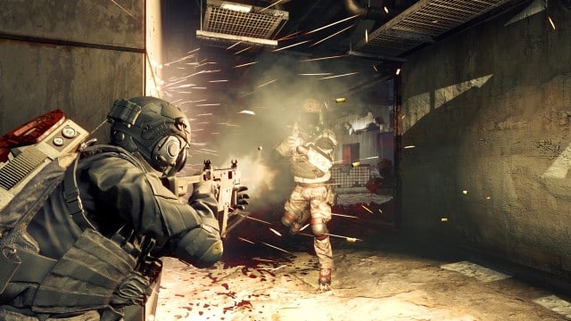 Resident Evil Umbrella Corps Gameplay Screenshot Sparks and Blood PS4 PC