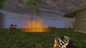 Turok 1 Remake Auto Shotgun Weapon PC Gameplay Screenshot