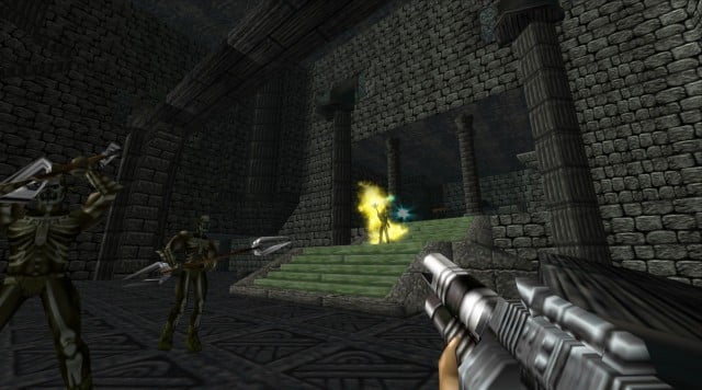 Turok 1 Remake Catacombs High Priest Shaman Enemy Gameplay Screenshot