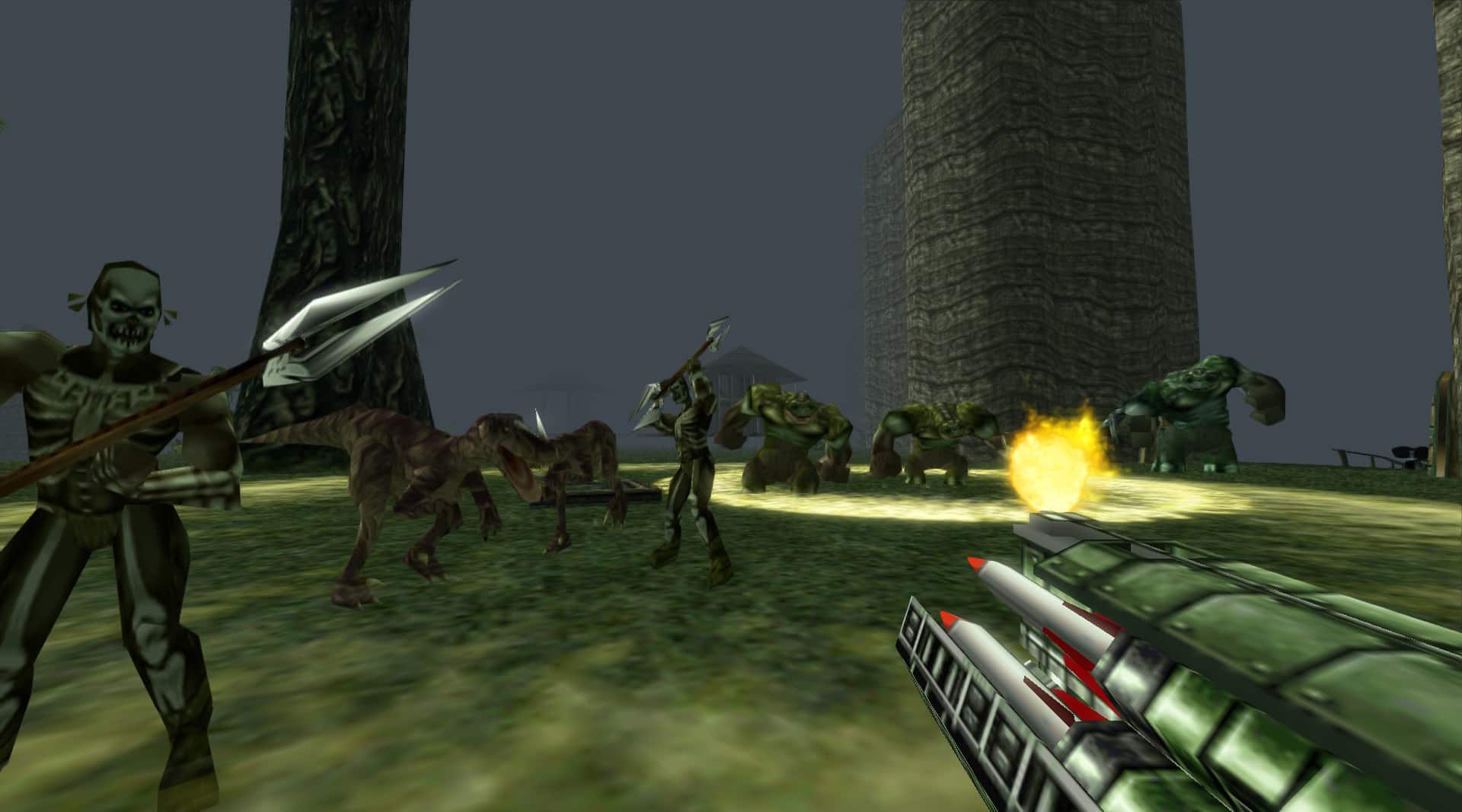 Turok 1 Remake Quad Rocket Launcher PC Gameplay Screenshot