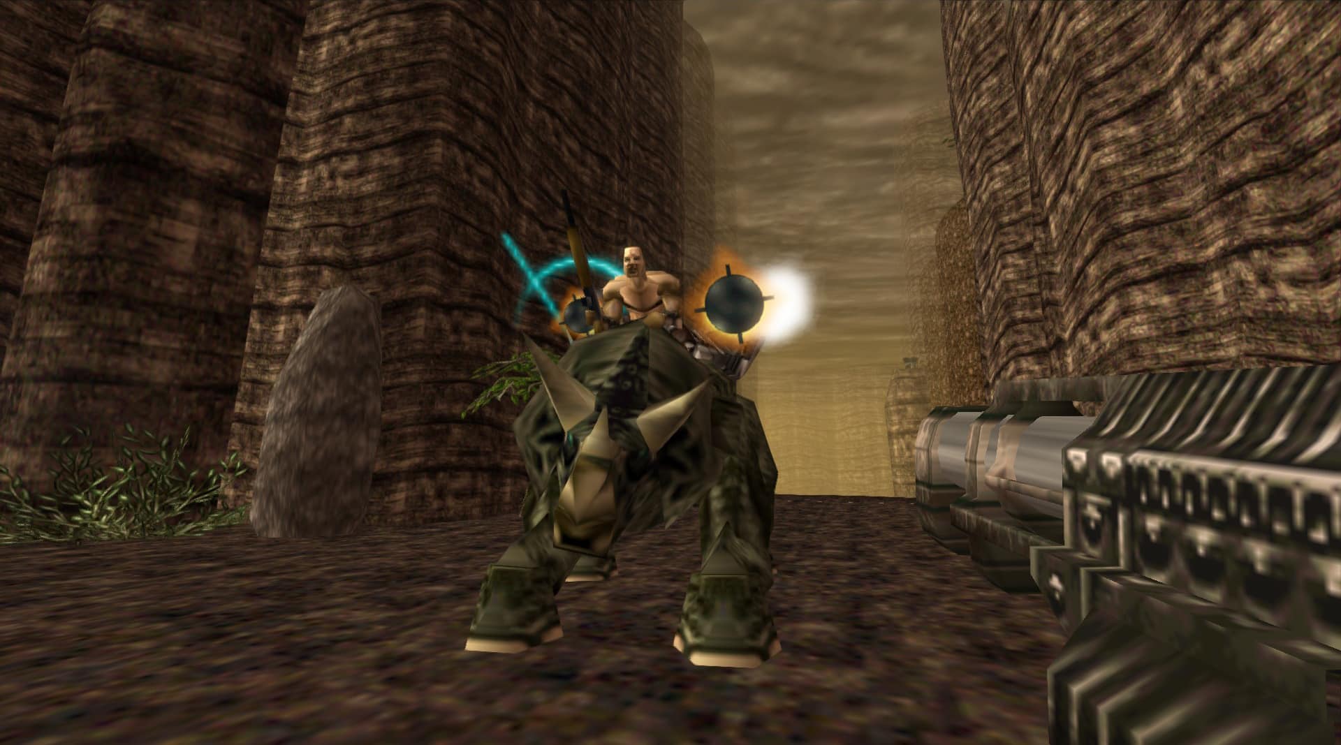 Turok 1 Remake Triceratops Enemy PC Gameplay Screenshot