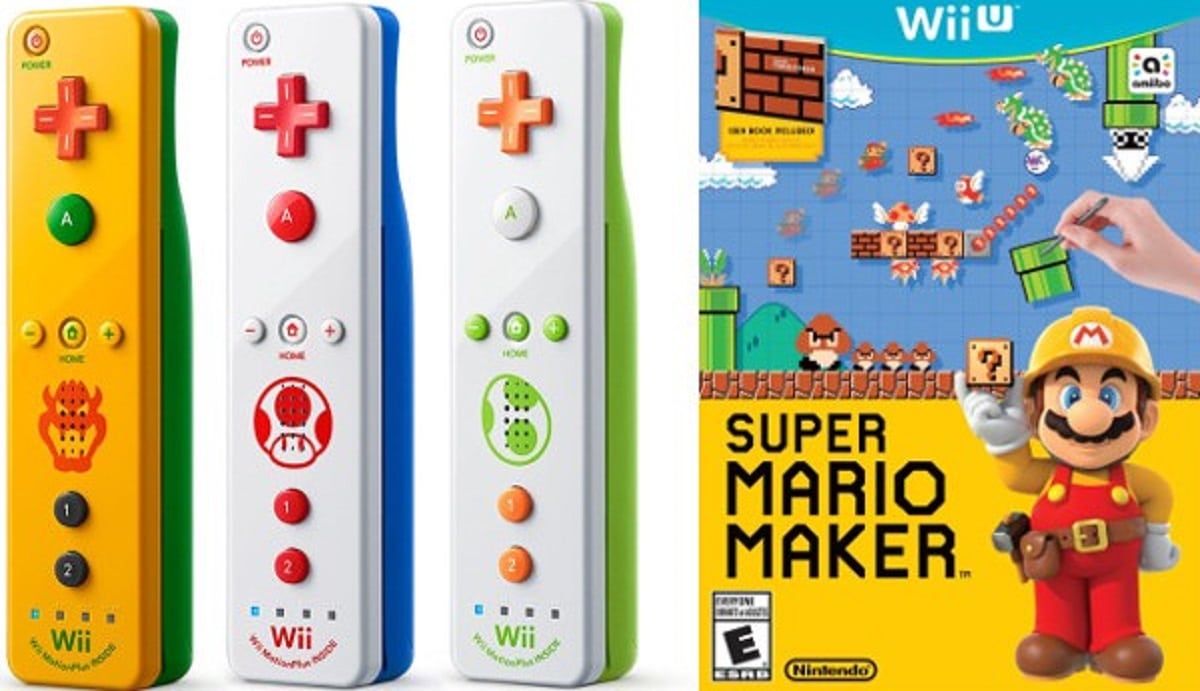 Wii Remote Plus Bowser Toad Yoshi Designs 2015