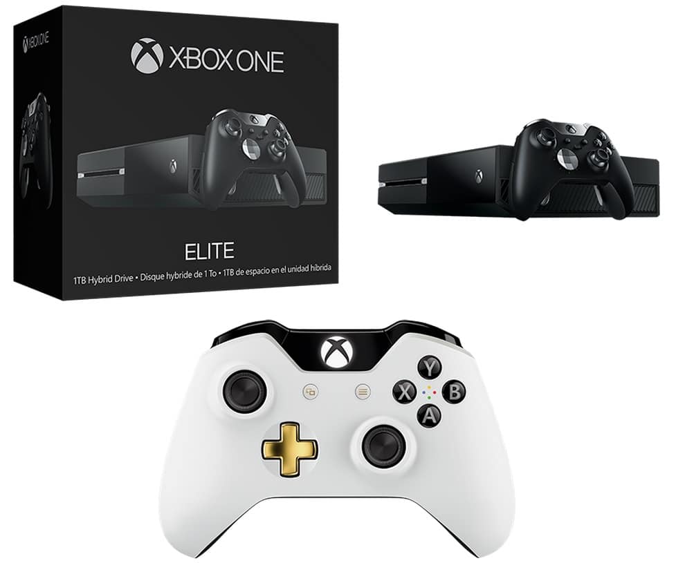 Xbox One Elite System Bundle Lunar White Controller