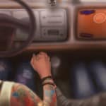 Life Is Strange Fanart Max Chloe Lesbian American Girls Driving Car by Seaside by Medoree Sound