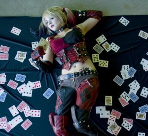 Harley Quinn Cosplay Bed of Cards