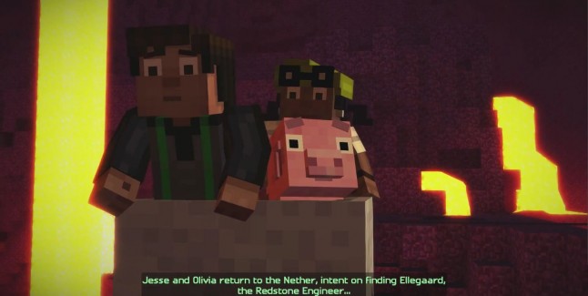 Minecraft: Story Mode Episode 2 Jesse, Olivia & Reuben screenshot