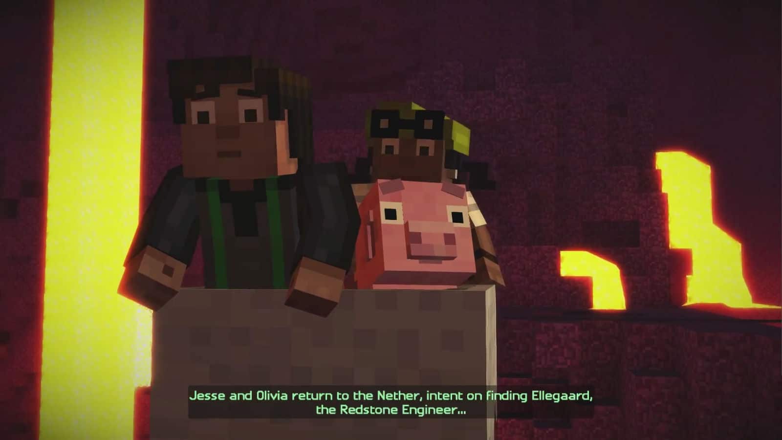 Minecraft: Story Mode Episode 2 Jesse, Olivia & Reuben screenshot
