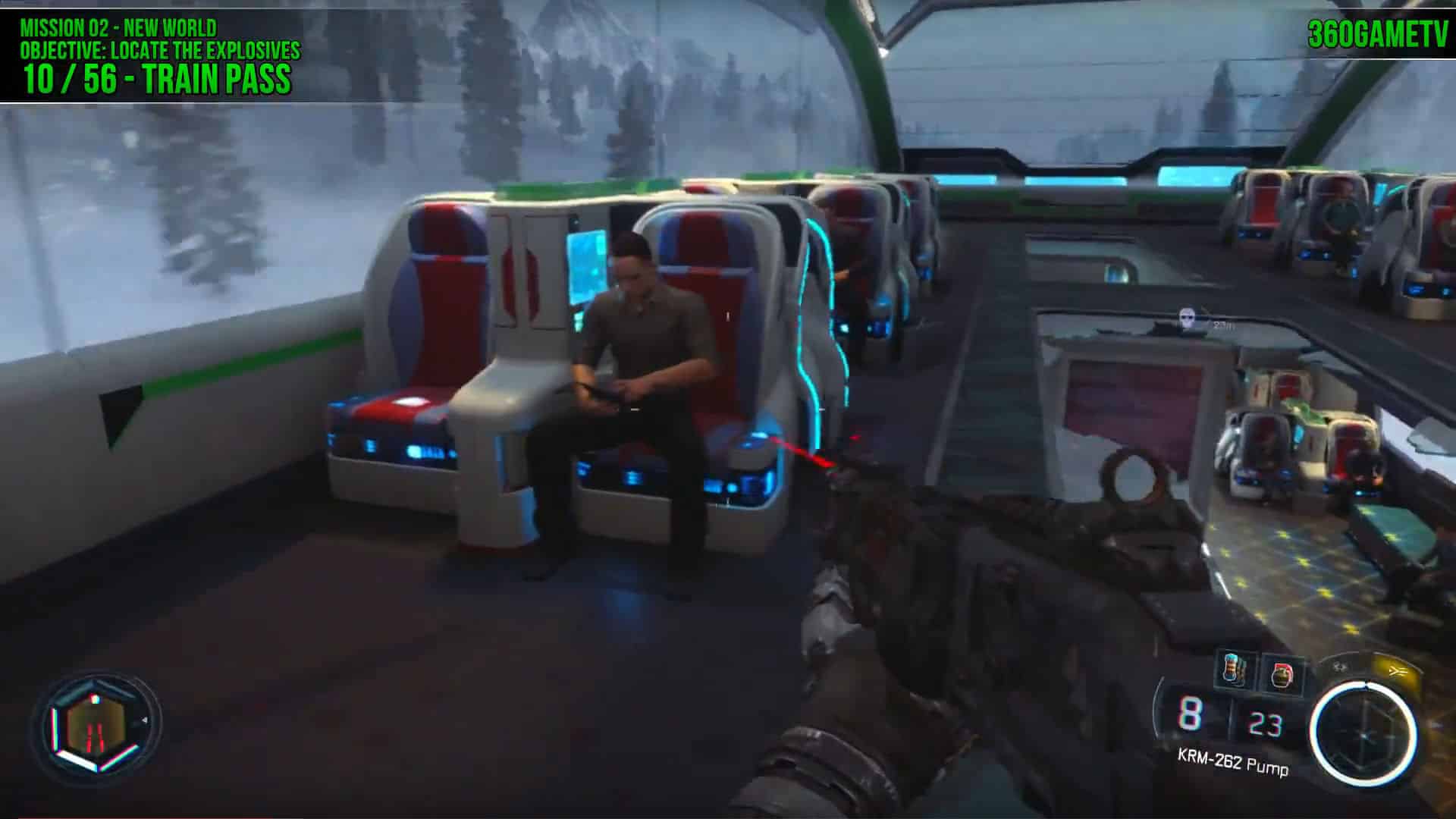 Call Of Duty Black Ops 3 Train Pass Location In Mission 2 New World