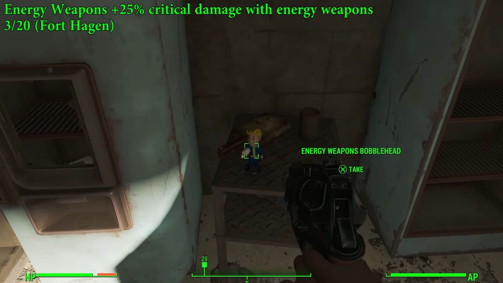 Fallout 4 Energy Weapons Bobblehead Location
