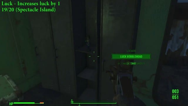 Fallout 4 Luck Bobblehead Location