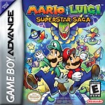 GBA Mario and Luigi Superstar Saga USA Box Artwork Game Boy Advance