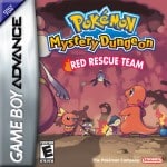 GBA Pokemon Mystery Dungeon Red Rescue Team USA Box Artwork Game Boy Advance