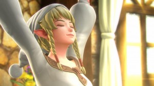 Hyrule Warriors Legends Linkle Is Adorable Yawning CG Screenshot 3DS