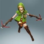 Hyrule Warriors Legends Linkle Profile Dual Crossbows Character Render 3DS