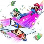 Mario and Luigi Paper jam Ninja Stars Artwork Official