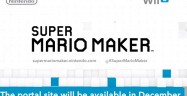 Super Mario Maker Portal Site Release Date December 2015